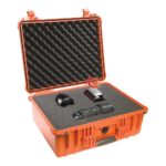 Valise peli 1550 orange avec mousse