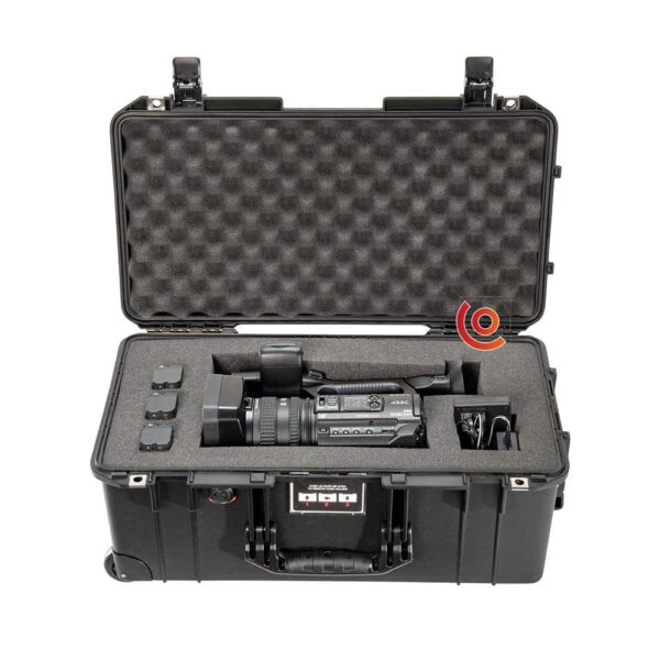 Valise peli air 1556 noir avec mousse