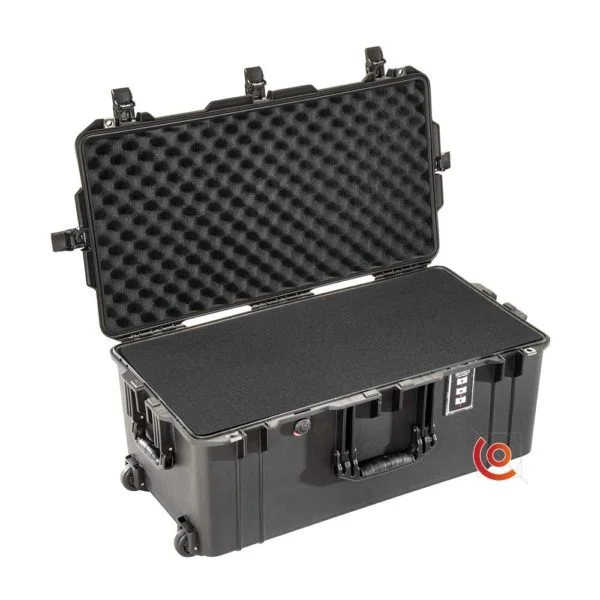 Valise peli air 1626 noir avec mousse