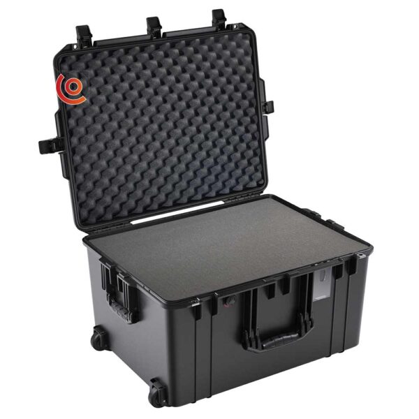 Valise peli air 1637 noir avec mousse