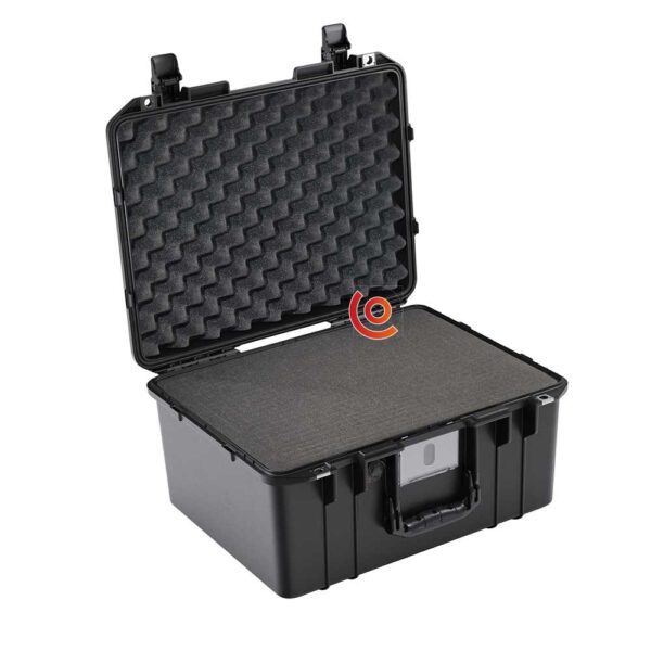 Valise peli air 1557 noir avec mousse