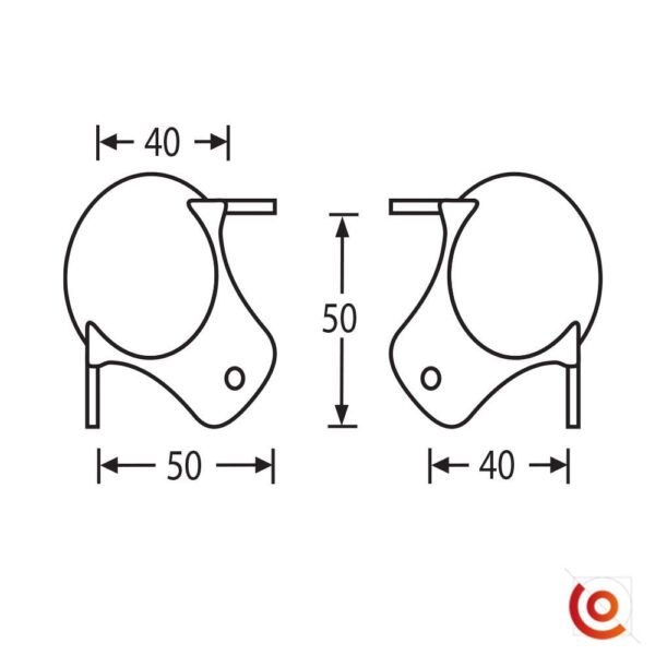 coin boule 4120 dessin technique