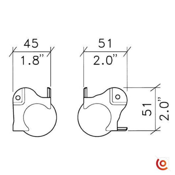 coin boule c1349z dessin technique