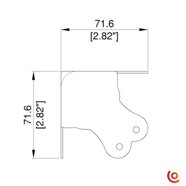 coin plat C1980z dessin technique