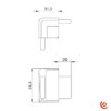 coin encastrable lidmaker q4504 dessin technique