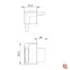 coin encastrable lidmaker q4504 dessin technique