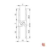 profilé-6102-dessin technique