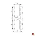 profilé-6102-dessin technique