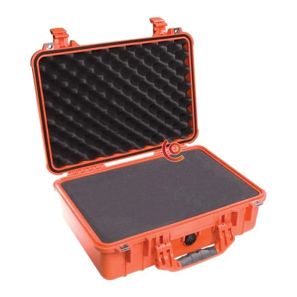 valise peli 1500 orange avec mousse 1500-000-150E