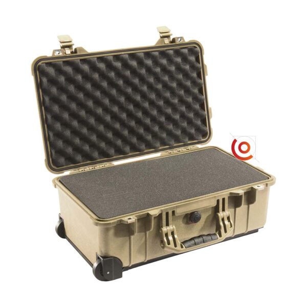valise peli 1510 sable avec mousse 1510-000-190E