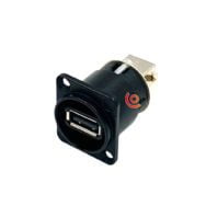 connecteur usb noir neutrik