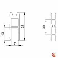 profilés q6502f easycase dessin technique