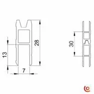 profilés q6502f easycase dessin technique