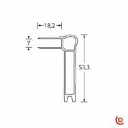 profilé easycase lidmaker femelle dessin technique