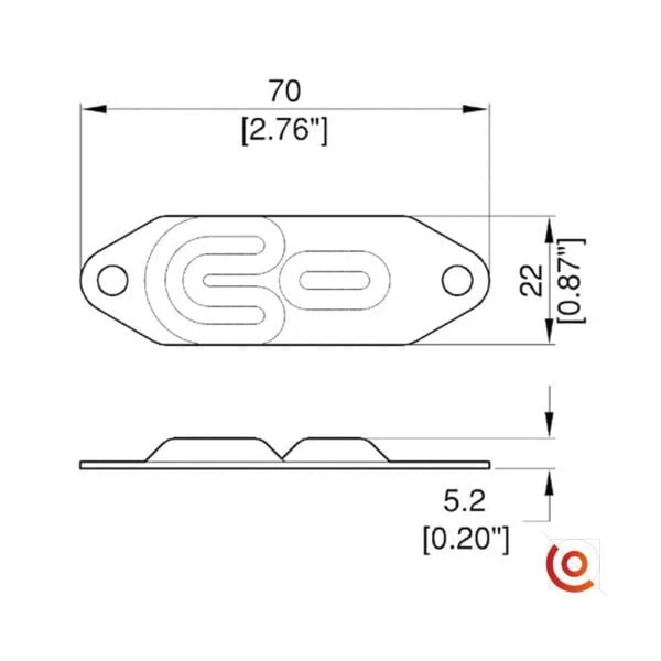 Pied métallique de gerbage hybride F0698 dessin technique