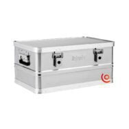 newpo Caisse aluminium, Etanche et anti-poussière, HxLxP 24 x 59 x 58,5  cm, 67 litres