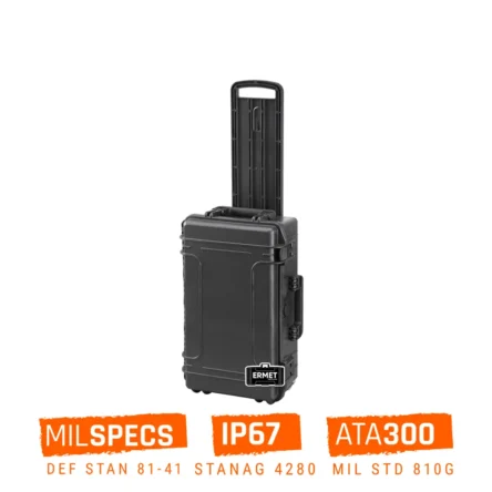 Valise étanche antichocs petit prix ermet 236 avec poignée trolley