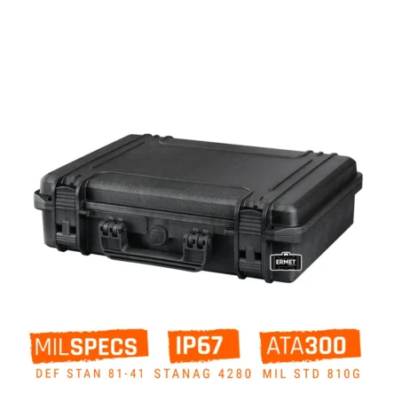 Valise étanche antichocs petit prix ermet 247 noir pour ordinateur