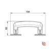 Poignée type attaché-case luxe HO-7960tk dessin technique