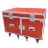 FLight case salon pour course auto moto motorsport pvc rouge