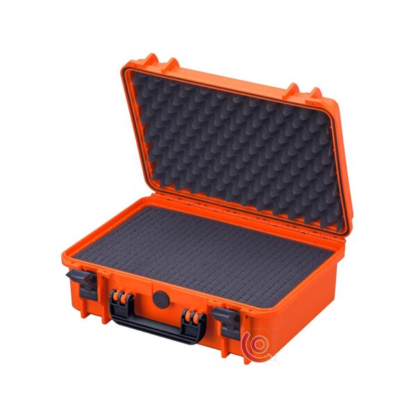 Valise étanche antichocs petit prix ermet 238 orange avec mousse