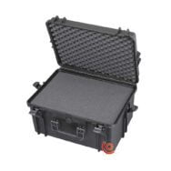 Valise étanche antichocs petit prix ermet 244 noir avec mousse