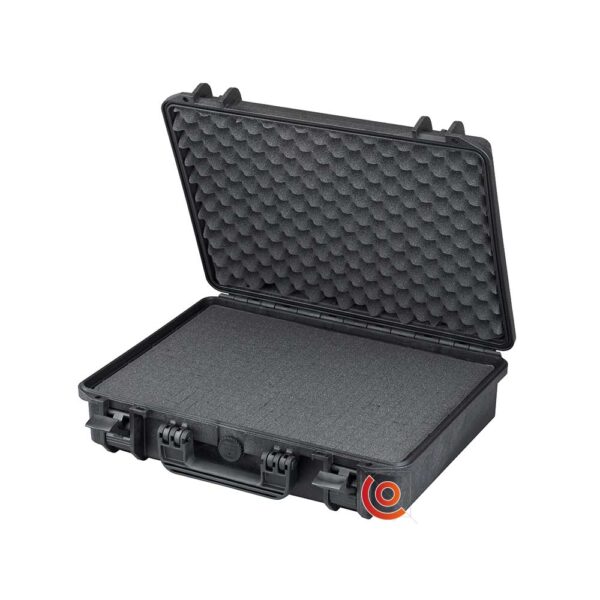 Valise étanche antichocs petit prix ermet 247 noir pour ordinateur avec mousse