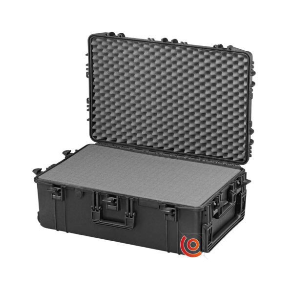 Valise étanche antichocs petit prix ermet 330 noir avec mousse