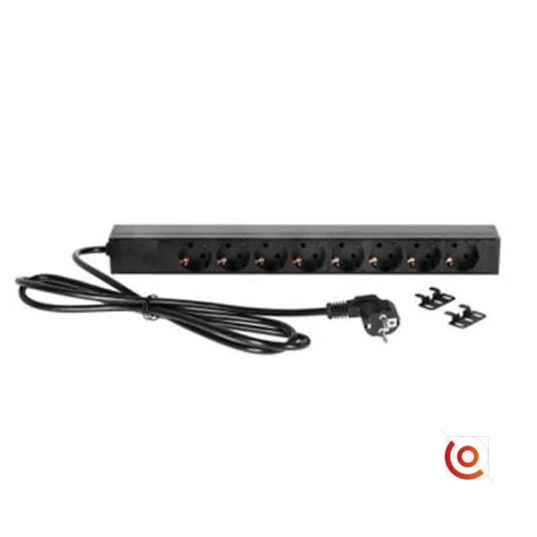 Multiprises 19 pouces 8 prises + 2 prises USB 87471-USB