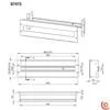 Porte-fusible 19" 3U 87475 dessin technique