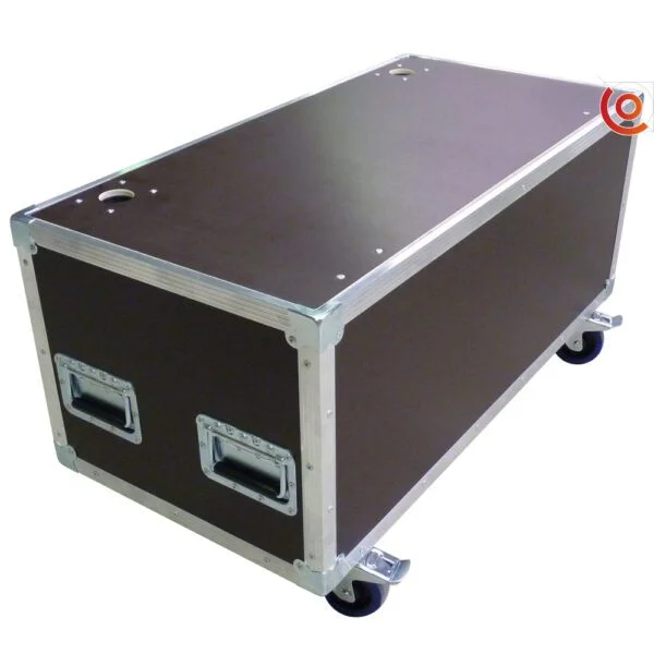 flight case capot plat contreplaqué film phénolique brun 800 x 400 x 400 mm