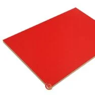 panneau de bois en contreplaqué recouvert d'un film pvc vinyle rouge x10090k20rk01