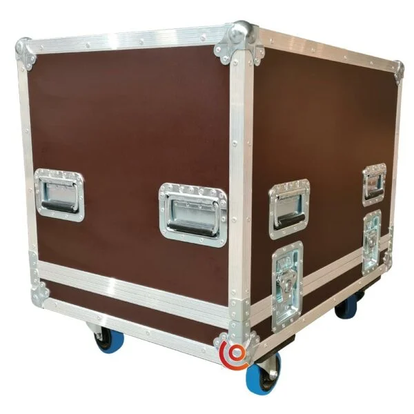 Flight case sur mesure cloche 800 x 600 x 600 mm conex contreplaqué film phénolique brun