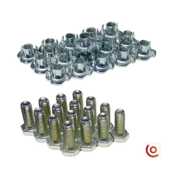 Kit de fixations pour 4 roulettes kit-fix-roues-4