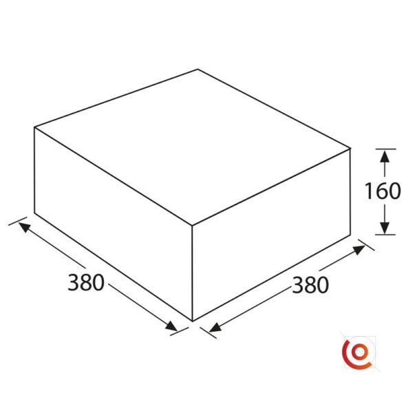 Bloc de mousse souple usiné pour 25 micros 87406mi dessin technique