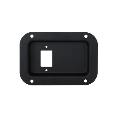 Cuvette noire percée pour 1 connecteur IECC secteur D0941-10k