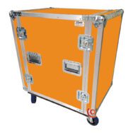 flight case 16U rack 19 pouces orange petit prix