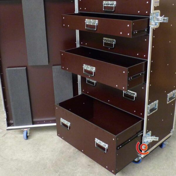 Coulisse tiroir pour flight case 50 cm – Image 4