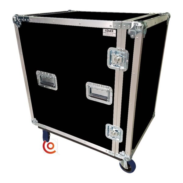 flight case 16U rack 19 pouces 1 porte noir petit prix