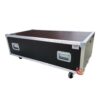 Flight case intérieur maison salon table basse marron
