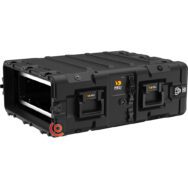 SUPER-V-3U-M6 rack peli suspendu avec roulettes