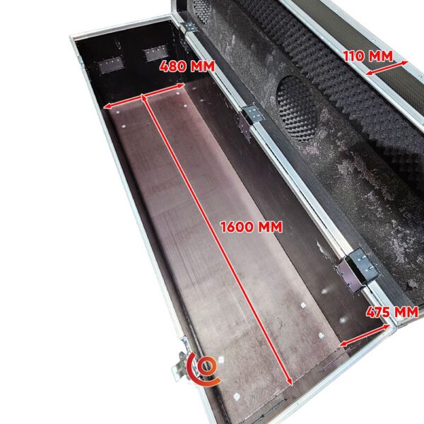 Flight case en plastique alvéolaire destockage