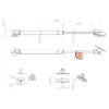 ressort pneumatique pour capot de flight case 182100, 182150, 182300
