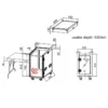 Flight case 19” d’excellente qualité pour régie DJ 10/18u
