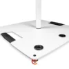 Pied d'éclairage blanc avec base – Image 3
