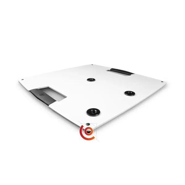 Pied d'éclairage blanc avec base – Image 4