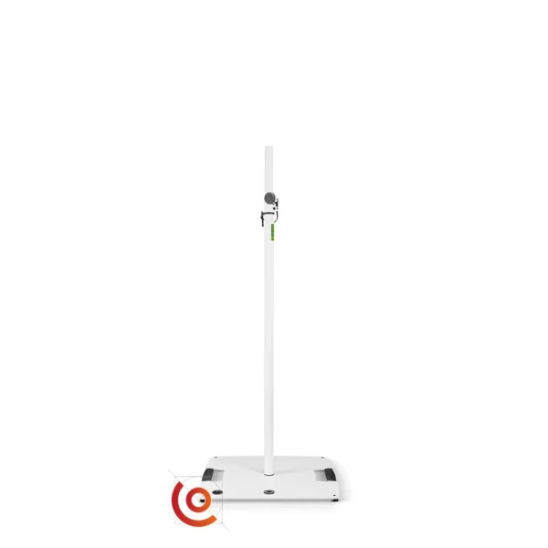 Pied d'éclairage blanc avec base – Image 2