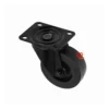 roulette de 100 mm flight case noir 372151 adam hall