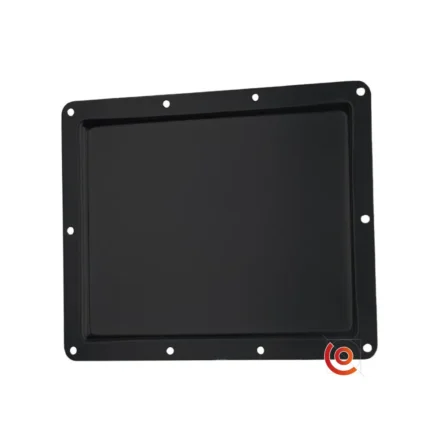 Plaque encastrable noire pour plaque signalétique magnétique pour Flight case