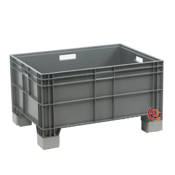 Grande caisse plastique 140L 800x600x390 GV-806047-044I-7 pieds de 117 mm